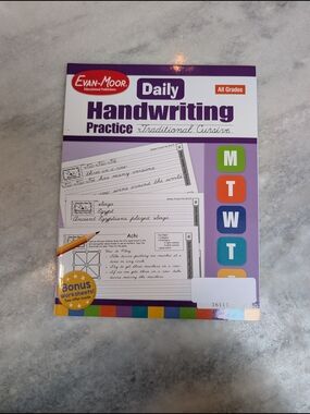 Evan-Moor Daily Handwriting Practice Traditional Cursive Workbook NWT